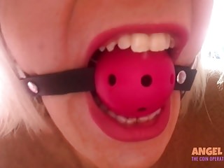 Tranny Gagged And Caged In The Vice Mini free video