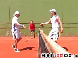 Young Euro Guys Fucking Hard After Their Tennis Match free video