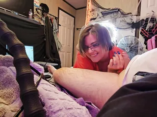Feeds Me His Cock Till He Cumms Down My Throat free video