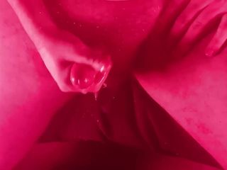 Masturbating With An Overhead View With Nice Red Lights free video