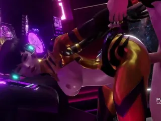 D.va Bent Over And Fucked In Her Tight Ass